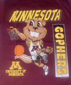 Vintage Saturday’s Hero Minnesota Gophers Basketball Shirt Full Size, Minnesota Gophers University Football Fan Shirt