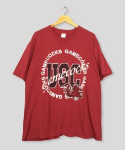Vintage South Carolina Gamecocks Football Tshirt, Hoodie, Sweatshirt USC Gamecocks Printed Spell Out Shirt University of South Carolina NCAA Tee