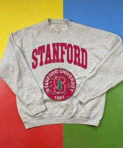 Vintage Stanford Sweatshirt, Stanford University, Usa College Crewneck, University Sweater