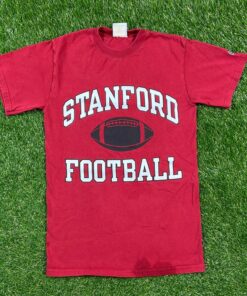 Vintage Stanford University Spell Out T Shirt Tee California NCAA Football Champion 1990s Classic 90s