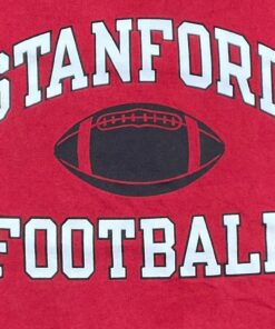 Vintage Stanford University Spell Out T Shirt Tee California NCAA Football Champion 1990s Classic 90s