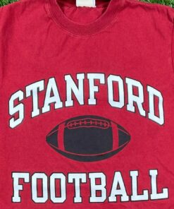 Vintage Stanford University Spell Out T Shirt Tee California NCAA Football Champion 1990s Classic 90s