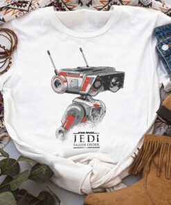 Vintage Star Wars Jedi BD-1 Portrait Shirt, Galaxy Edge Holiday Trip Unisex T-shirt Family Birthday Gift Adult Kid Toddler Tee