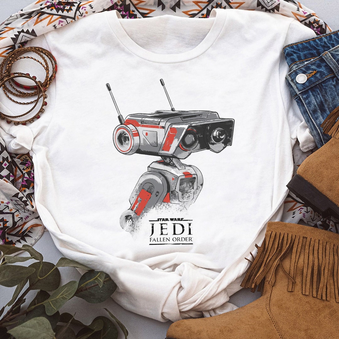 Vintage Star Wars Jedi BD-1 Portrait Shirt, Galaxy Edge Holiday Trip Unisex T-shirt Family Birthday Gift Adult Kid Toddler Tee