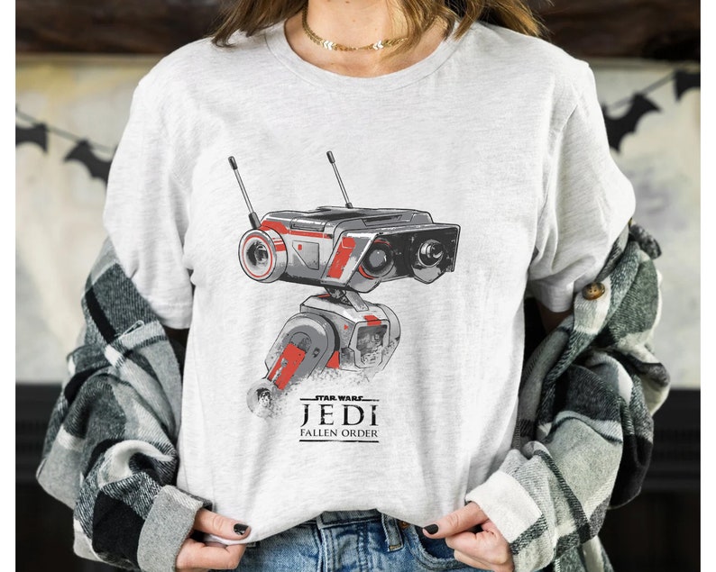 Vintage Star Wars Jedi BD-1 Portrait Shirt, Galaxy Edge Holiday Trip Unisex T-shirt Family Birthday Gift Adult Kid Toddler Tee
