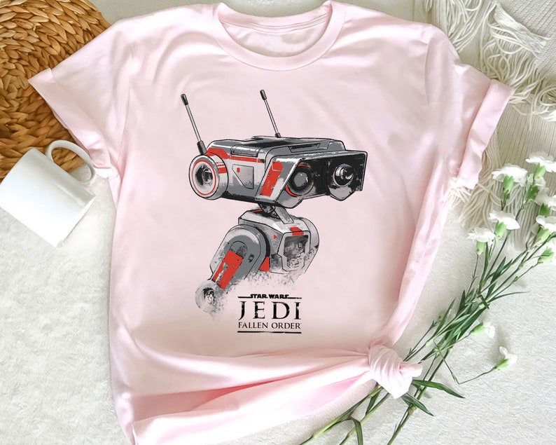 Vintage Star Wars Jedi BD-1 Portrait Shirt, Galaxy Edge Holiday Trip Unisex T-shirt Family Birthday Gift Adult Kid Toddler Tee