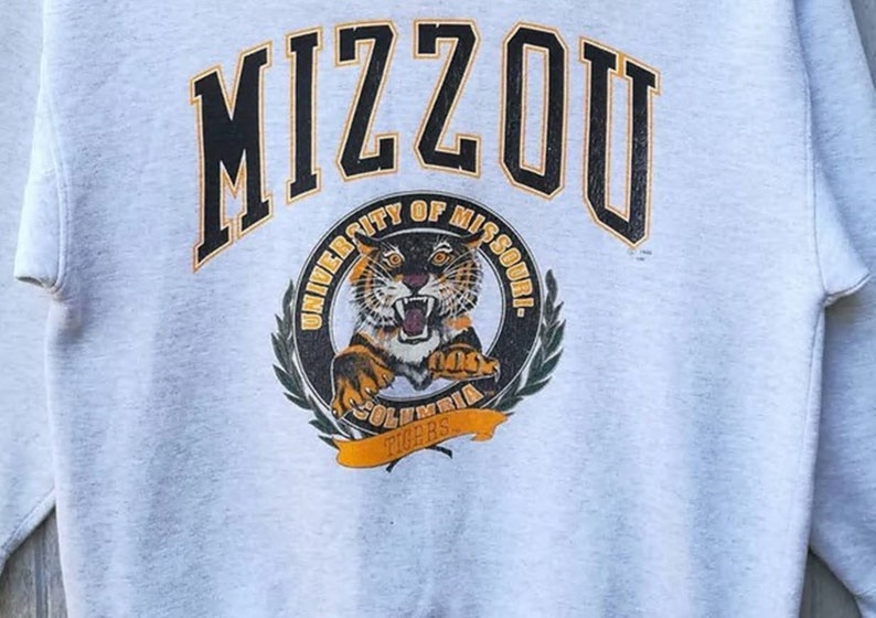 Vintage Style 1980 University of Missouri Colombia Sweatshirt, Gift For Her, Gift For Him