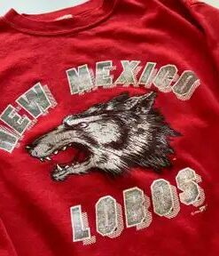 Vintage Style 1984 New Mexico Lobos T-Shirt Sweatshirt Pullover Hoodie Reprinted Full Color Full Size