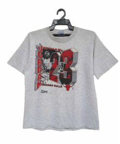 Vintage Style 1990 Micheal Jordan Chicago Bulls T Shirt Hoodie Sweatshirt Full Size Full Color Gift for BNA Fans