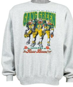 Vintage Style 1990s University of Oregon Ducks Crewneck Sweatshirt, Vintage Style 90s Shirt, Gift For Her, Gift For Him