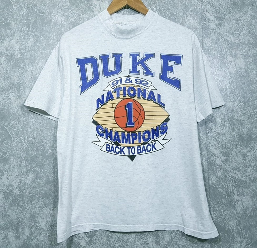 Vintage Style 1992 University of Duke T-shirt, Vintage Style NCAA Duke Shirt, Vintage Style Duke Shirt, Gift For Her, Gift For Him