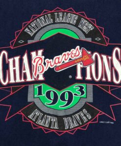 Vintage Style 1993 Logo 7 MLB Atlanta Braves Crewneck T-shirt Printed Spell Out Big Logo MLB Atlanta Braves Champions Shirts, Sweatshirt, Hoodie Gifts for Fans