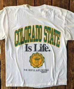 Vintage Style 1994 CSU Colorado State University is Life Single Stitch T-shirt, Colorado State Shirt, Vintage Style 90s Shirt, Gift For Her