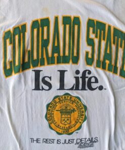 Vintage Style 1994 CSU Colorado State University is Life Single Stitch T-shirt, Colorado State Shirt, Vintage Style 90s Shirt, Gift For Her