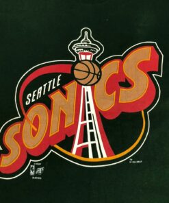 Vintage Style 1994 Seattle Supersonics BNA T Shirt Hoodie Sweatshirt Full Size Full Color Gift for BNA Fans
