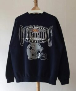 Vintage Style 1995 Dallas Cowboys Super Bowl Football Sweatshirt, Hoodie Shirt Gifts for Fans