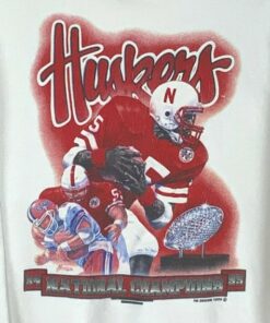 Vintage Style 1995 University Nebraska Cornhuskers National Champs Crewneck Sweatshirt, Vintage Style 90s Shirt, Gift For her, Gift For Him