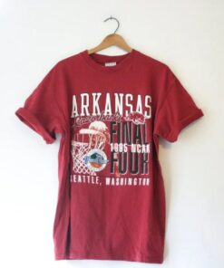 Vintage Style 1995 University of Arkansas Razorbacks Final Four March Madness Basketball T Shirt, Vintage Style 90s Sweatshirt, Shirt, Hoodie