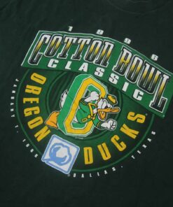 Vintage Style 1996 University Of Oregon T Cotton Bowl Classic Oregon Ducks T-Shirt Hoodie Sweatshirt Full Size Full Color Gift for NCAA Fans