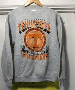 Vintage Style 1998 University of Tennessee National Champions Sweatshirt, Tennessee Volunteers Shirt, Gift For Her, Gift For Him,Tennessee Sweater