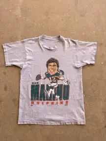 Vintage Style 80’s Dan Marino T-Shirt Sweatshirt Pullover Hoodie Reprinted Full Color Full Size