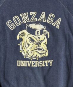 Vintage Style 80s Gonzaga University Sweatshirt, Gonzaga University Shirt, Gonzaga Sweater, Gonzaga Bulldogs, Gift For Her, Gift For Him