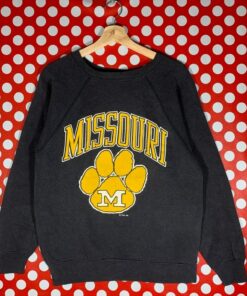 Vintage Style 80s Missouri Tigers Sweatshirt, Missouri Tigers Crewneck, Missouri Sweater Pullover, Missouri University, Gift for Her, Gift For Him