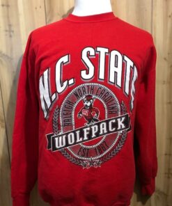 Vintage Style 80s N.C. State Wolfpack Sweatshirt, N.C. State Sweater, Vintage Style 90s Shirt, Gift for Her, Gift For Him, N.C. State Shirt