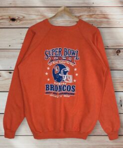 Vintage Style 80’s NFL Denver Broncos Crewneck Sweatshirt Printed Spell Out Big Logo NFL Denver Broncos Sweater Pullover, Hoodie, Shirt Gifts for Fans