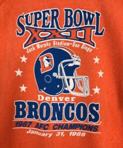 Vintage Style 80’s NFL Denver Broncos Crewneck Sweatshirt Printed Spell Out Big Logo NFL Denver Broncos Sweater Pullover, Hoodie, Shirt Gifts for Fans