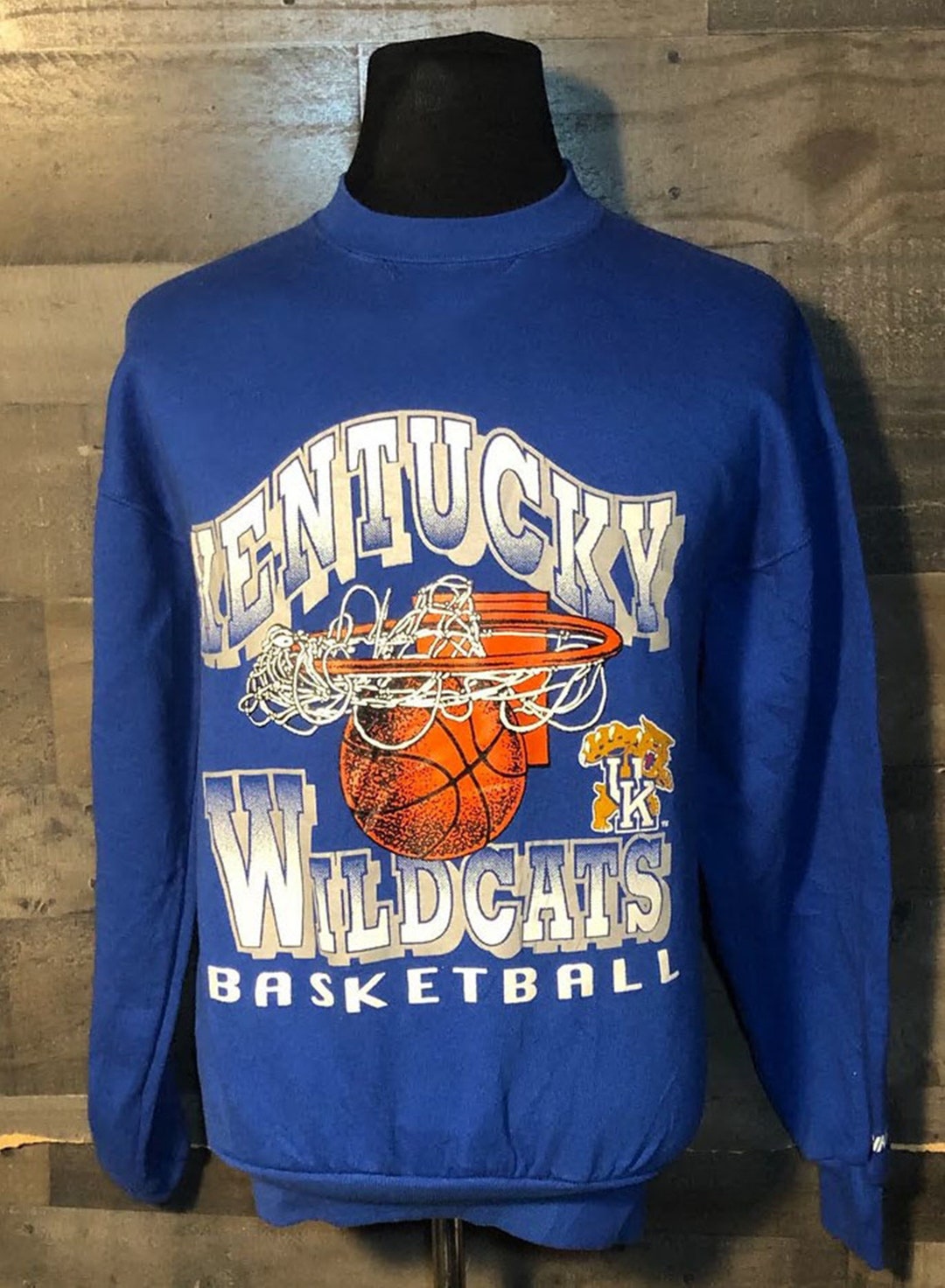 Vintage Style 80s University of Kentucky Wildcats Basketball Sweatshirt, Kentucky Wildcats Sweater, Gift for Her, Gift For Him