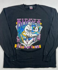 Vintage Style 90s Anaheim Mighty Ducks Crewneck Sweatshirt, Mighty Ducks Shirt, Mighty Ducks Hoodie, Gift For Her, For Him