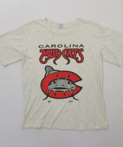 Vintage Style 90s Carolina Mud Cats T-Shirt Sweatshirt Pullover Hoodie Reprinted Full Color Full Size