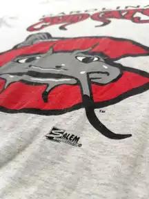Vintage Style 90s Carolina Mud Cats T-Shirt Sweatshirt Pullover Hoodie Reprinted Full Color Full Size