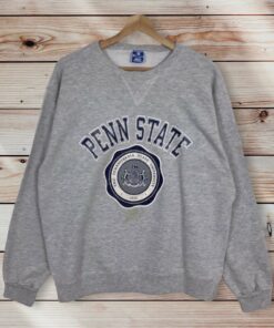 Vintage Style 90s Champion Penn State University Crewneck Sweatshirt Printed Big Logo Penn State University Sweater Pullover, Hoodie, Shirt Gifts for Fans