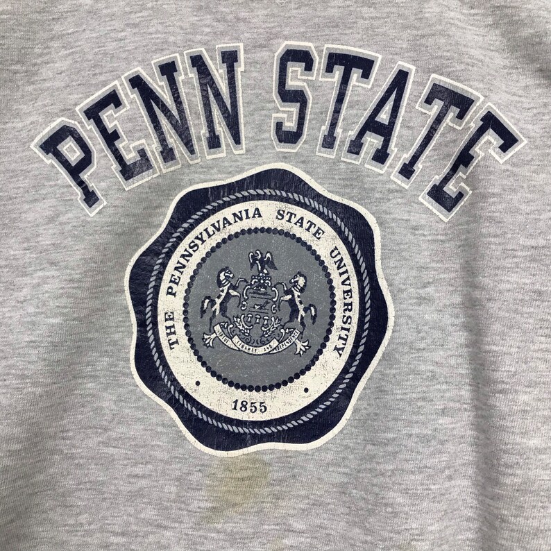 Vintage Style 90s Champion Penn State University Crewneck Sweatshirt Printed Big Logo Penn State University Sweater Pullover, Hoodie, Shirt Gifts for Fans