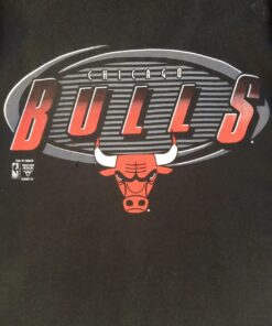 Vintage Style 90’s Chicago Bulls BNA Logo T-Shirt Hoodie Sweatshirt Full Size Full Color Gift for Chicago Bulls Fans