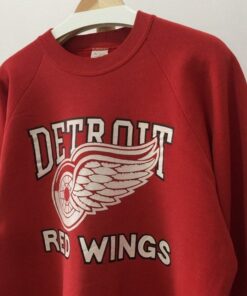 Vintage Style 90s Detroit Red Wings Crewneck Sweatshirt, Detroit Red Wings Shirt, Detroit Red Wings Hoodie Full Size