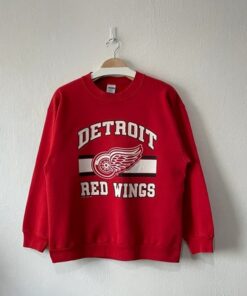 Vintage Style 90s Detroit Red Wings Crewneck Sweatshirt, Detroit Red Wings Shirt, Detroit Red Wings Hoodie, Gift For Her, For Him