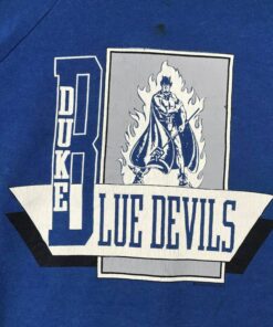 Vintage Style 90’s Duke Blue Devils Crewneck Sweatshirt Printed Spell Out Big Logo Duke University Sweater Pullover, Hoodie, Shirt Gifts for Fans