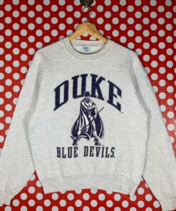 Vintage Style 90s Duke University Blue Devils Sweatshirt, Duke University Crewneck, Duke University Hoodie, Duke University Shirt, Gift for Her