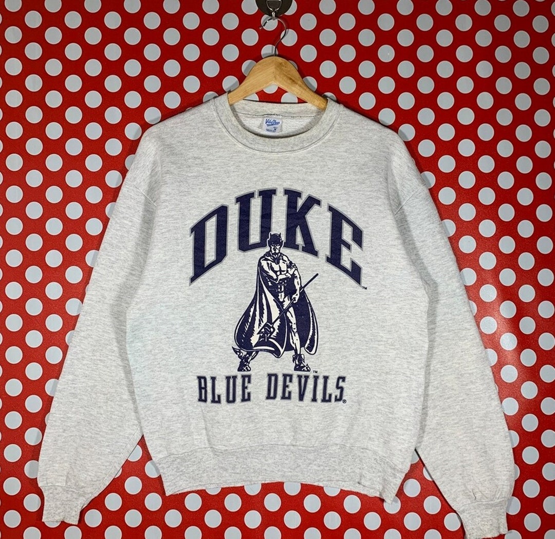 Vintage Style 90s Duke University Blue Devils Sweatshirt, Duke University Crewneck, Duke University Hoodie, Duke University Shirt, Gift for Her