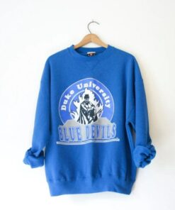 Vintage Style 90s Duke University Blue Devils Sweatshirt, Vintage Style 90s Shirt, Gift For Her, Gift For Him