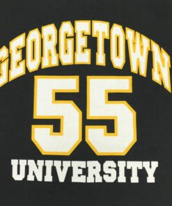 Vintage Style 90’s Georgetown University 55 T-shirt Printed University Logo Graphic, Hoodie, Sweatshirt Gifts for Fans
