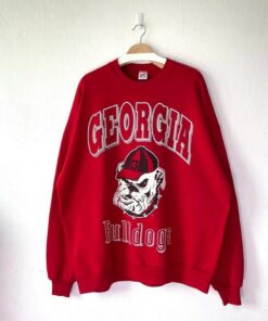 Vintage Style 90s Georgia Bulldogs Crewneck Sweatshirt, Georgia Bulldogs Shirt, Georgia Bulldogs Hoodie, Gift For Fans