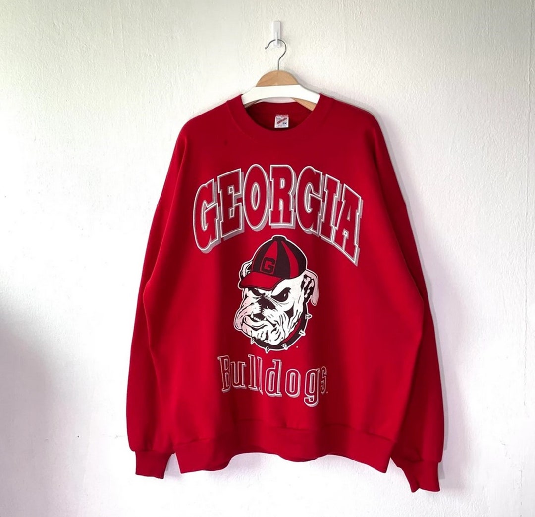 Vintage Style 90s Georgia Bulldogs Crewneck Sweatshirt, Georgia Bulldogs Shirt, Georgia Bulldogs Hoodie, Gift For Fans