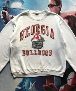 Vintage Style 90s Georgia Bulldogs University Crewneck Sweatshirt, Vintage Style 90s Shirt, Gift For Her, Gift For Him