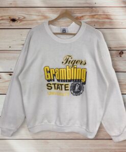 Vintage Style 90’s Grambling State University Of Louisiana Crewneck Sweatshirt Printed Big Logo Grambling Louisiana Sweater Pullover, Hoodie, Shirt Gifts for Fans