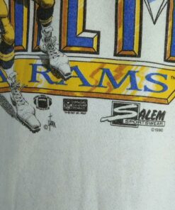 Vintage Style 90's Jim Everett L. A Rams NFL T Shirt Hoodie Sweatshirt Full Size Full Color Gift for NFL Fans