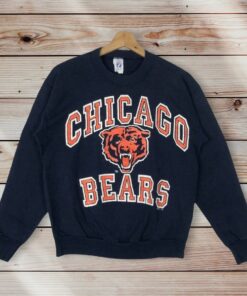 Vintage Style 90’s Logo 7 NFL Chicago Bears Crewneck Sweatshirt Printed Spell Out Big Logo NFL Chicago Bears Sweater Pullover, Hoodie, Shirt Gifts for Fans